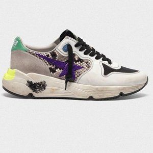 GOLDEN GOOSE Sneakers Running Sole Sneaker Shoes Leather 38 8